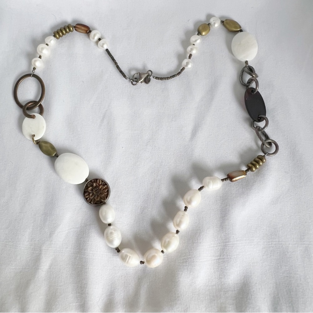 Silpada N1996 Sterling and Pearl Necklace